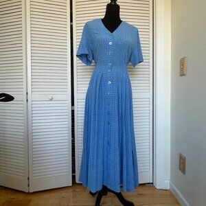 Long Blue Summer dress